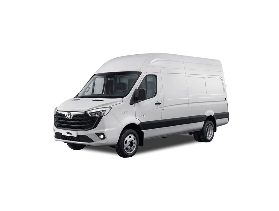 Белая рабочая машина